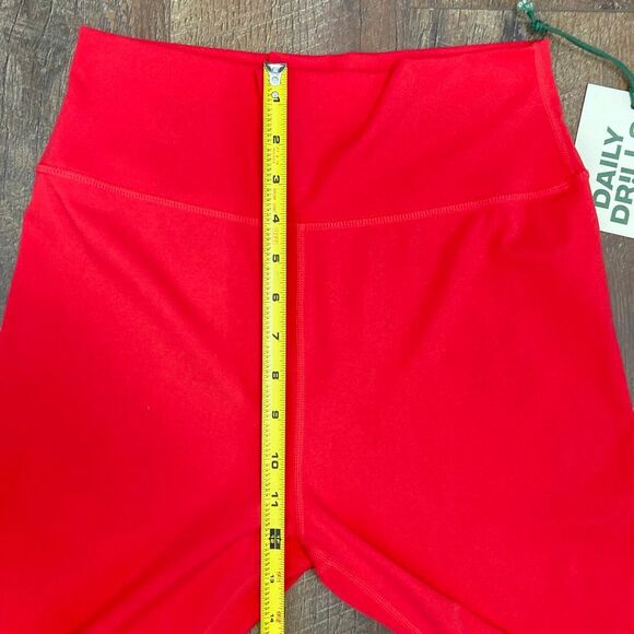 NWT Daily Drills Go! Drills Red Activewear Sport Athletic Leggings in Heart‎ XL - Picture 8 of 10